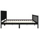 Estructura de cama 200x200 Estructura de cama 200x200 Negro