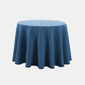 Saia de Mesa Camilla Riby Redondo 80cm Azul Donegal Collections