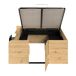 Cama TRAVEL Cama TRAVEL Negro/ Madera