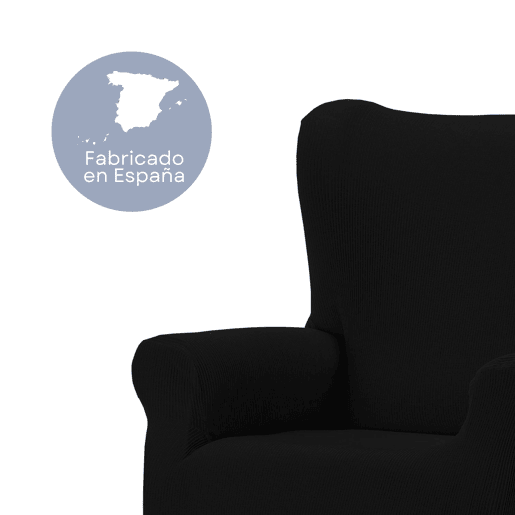 Capa elástica para Cadeira Java Preto Donegal Collections Capa elástica para Cadeira Java Preto Donegal Collections