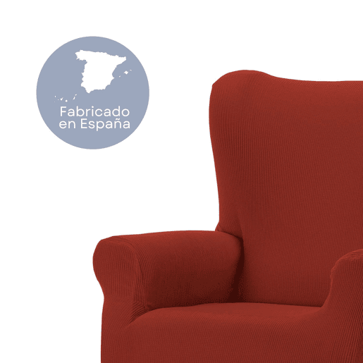 Capa elástica para Cadeira Java Vermelho Donegal Collections Capa elástica para Cadeira Java Vermelho Donegal Collections