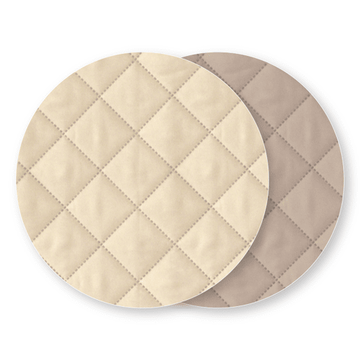 Capa reversível acolchoada para sofá de 1 lugar Donegal Collections Nina Beige  Cuero