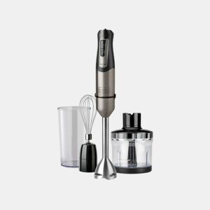 Batedeira de Mão Multifunções com Acessórios Black & Decker ES9160140B Preto Cinzento Prateado 1200 W