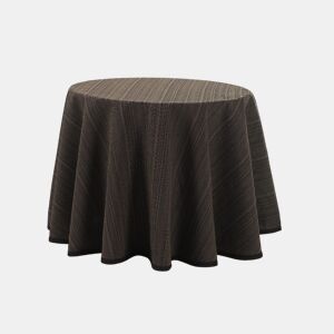 Saia de Mesa Camilla Riby Redondo 60cm Chocolate Donegal Collections