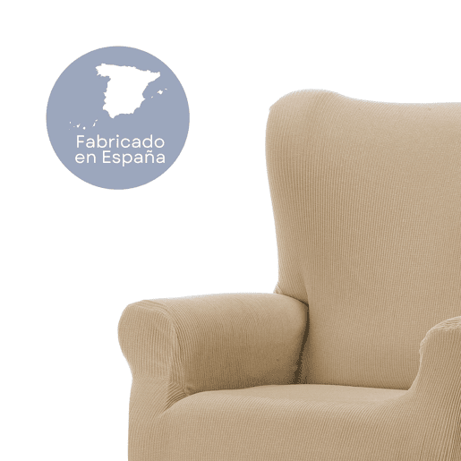 Capa Protetora para Poltrona Java Relax Bege Donegal Collections Capa Protetora para Poltrona Java Relax Bege Donegal Collections