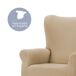 Funda Cubre Protector Sillón Relax Java Donegal Collections Funda Cubre Protector Sillón Relax Java Donegal Collections Beige