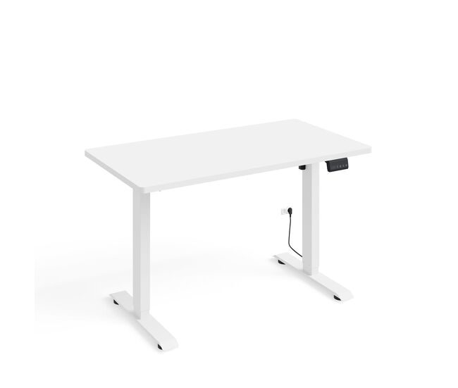 Escritorio eléctrico 120 cm ergo blanco
