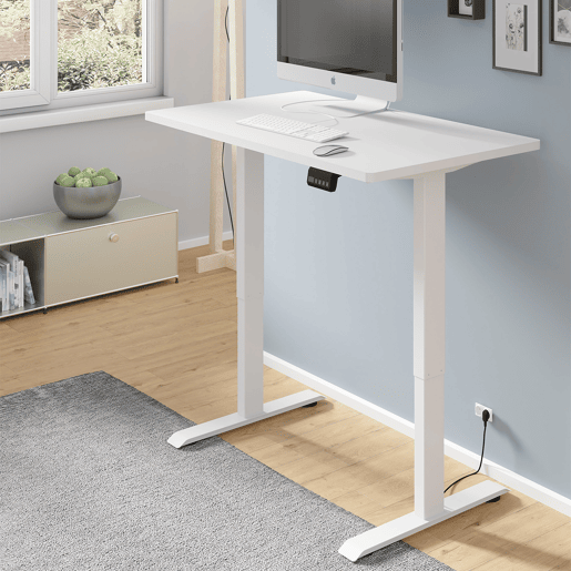 Secretária eléctrica 120 cm Ergo Branco