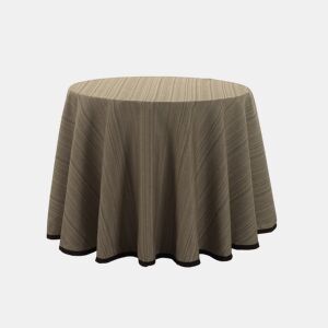 Saia de Mesa Camilla Riby Redondo 100cm Beige Donegal Collections