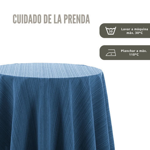 Saia de Mesa Camilla Riby 60x110cm Azul Donegal Collections