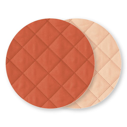 Capa reversível acolchoada para sofá de 1 lugar Donegal Collections Nina Coral  Teja