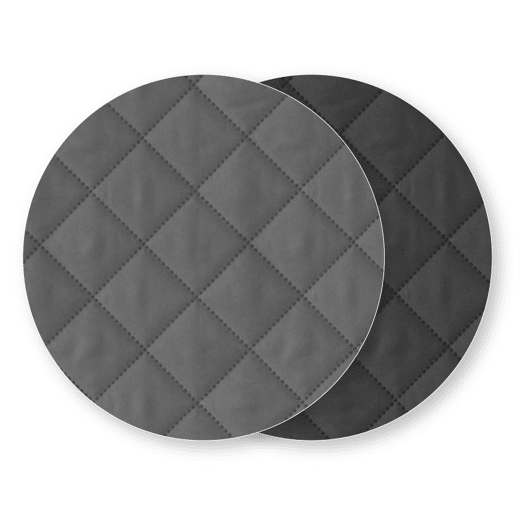 Capa reversível acolchoada para sofá de 1 lugar Donegal Collections Nina Antracita  Negro