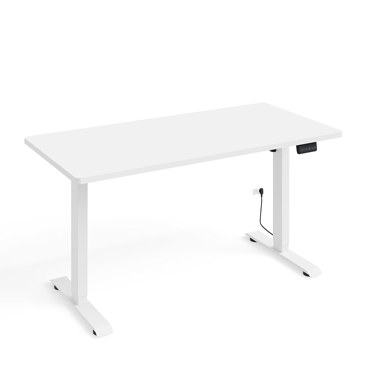 Escritorio eléctrico 140 cm ergo blanco