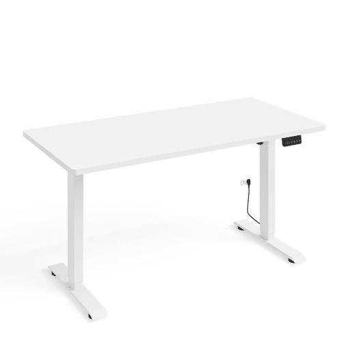 Secretária eléctrica 140 cm Ergo Branco