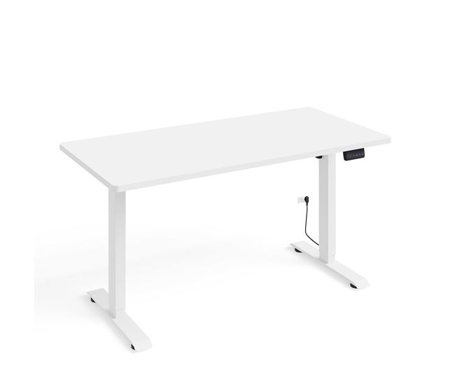 Escritorio eléctrico 140 cm ergo blanco