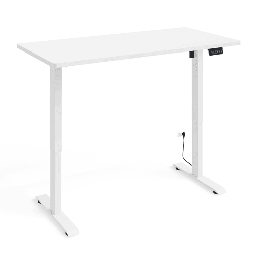 Secretária eléctrica 140 cm Ergo Branco