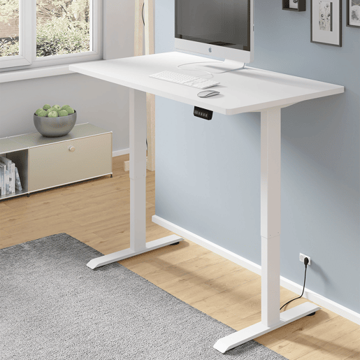 Secretária eléctrica 140 cm Ergo Branco