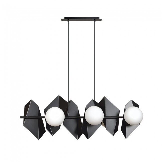 Regleta de techo escena negro 6 luces marca wonderlamp