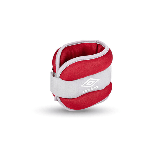 Pesos para Tornozelos Umbro 1 kg Vermelho 2 Unidades