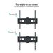 Soporte de TV TooQ LP7846TNB 32''70'' inclinable y pivotable Soporte de TV TooQ LP7846TNB 32''70'' inclinable y pivotable Negro