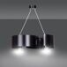 Lámpara colgante Bisón (2 luces) Metal Moderno Lámpara colgante Bisón (2 luces) Metal Moderno Negro