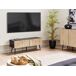 Beliani Mueble TV DALCROSS Beliani Mueble TV DALCROSS Negro/ Madera