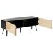 Beliani Mueble TV DALCROSS Beliani Mueble TV DALCROSS Negro/ Madera