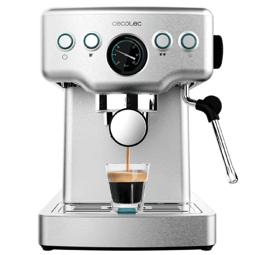 Cecotec Máquina de café barista com 20 bares, manómetro e termoblock.