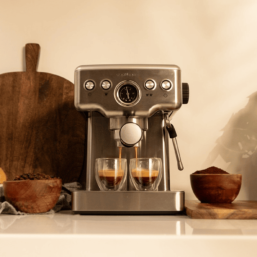 Cecotec Máquina de café barista com 20 bares, manómetro e termoblock.