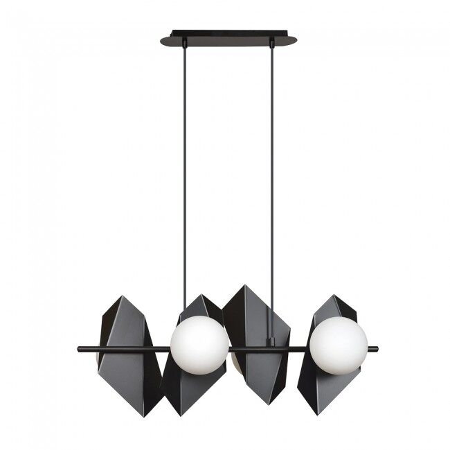 Regleta de techo escena negro 4 luces marca wonderlamp
