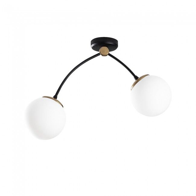 Plafón de techo mosoma 2 luces marca wonderlamp