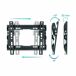 Soporte de TV TooQ LP1044TB 23''43'' inclinable Soporte de TV TooQ LP1044TB 23''43'' inclinable Negro
