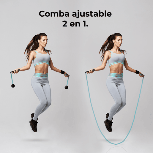 Cecotec Corda de saltar inteligente, compacta e ajustável para saltar em espaços apertados com app e contador. 30 cm vs 3 m. Ecrã LED. Cecotec Corda de saltar inteligente, compacta e ajustável para saltar em espaços apertados com app e contador. 30 cm vs 3 m. Ecrã LED.