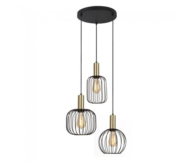 Lámpara colgante sofis 3 luces marca cristalrecord