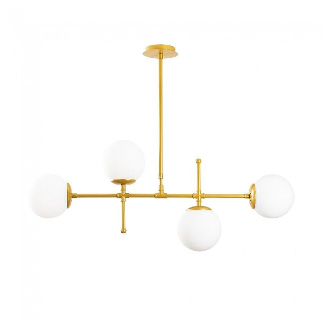 Lámpara de techo garet oro 4 luces marca wonderlamp