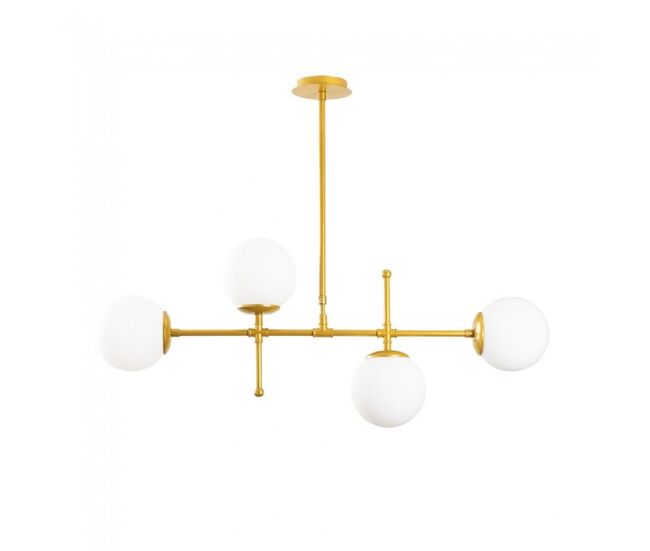 Lámpara de techo garet oro 4 luces marca wonderlamp