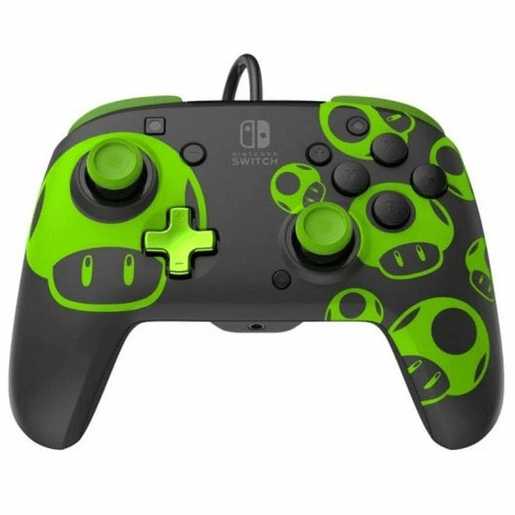 Comando PDP Rematch Gamepad 1Up Preto Verde Nintendo Switch Comando PDP Rematch Gamepad 1Up Preto Verde Nintendo Switch