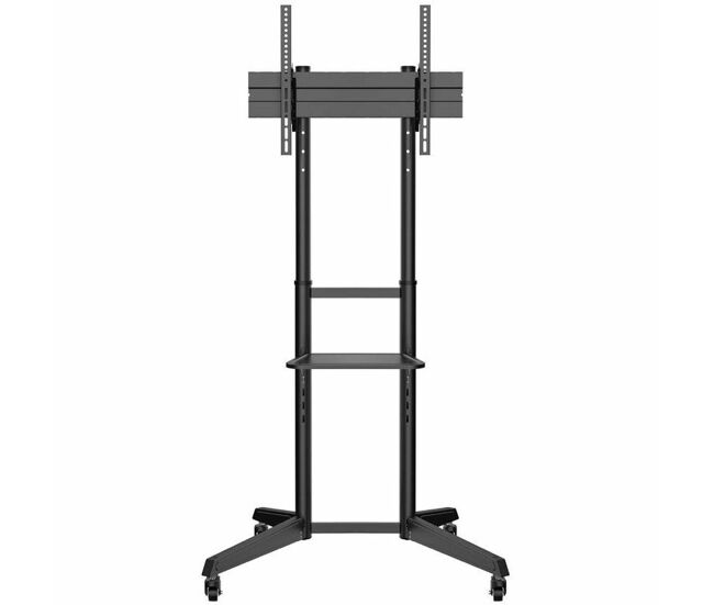 Soporte de tv de suelo aisens ft70te-211 37''-70'' con ruedas + bandeja negro 166,5 cm