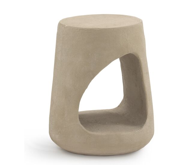 Mesa auxiliar de poliresina 38x38
