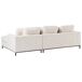Beliani Sofá esquinero Bouclé OSLO Beliani Sofá esquinero Bouclé OSLO Blanco