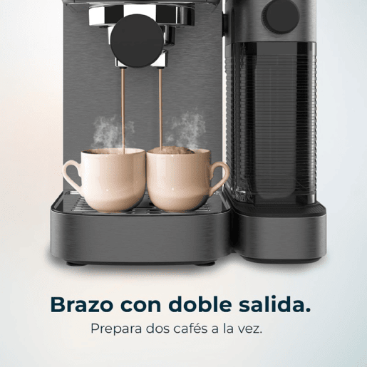 Cecotec Máquina de café semiautomática com 20 bares, thermoblock e apta para café moído e cápsulas.