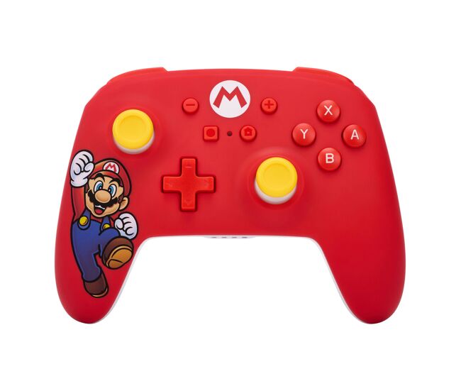 Mando gaming inalámbrico powera mario rojo nintendo switch