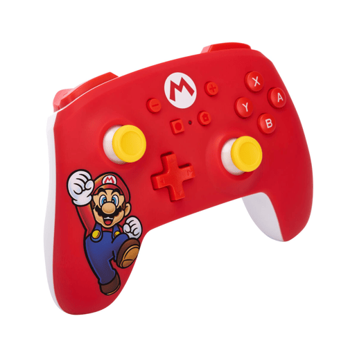 Controlo remoto sem fios para videojogos Powera MARIO Vermelho Nintendo Switch