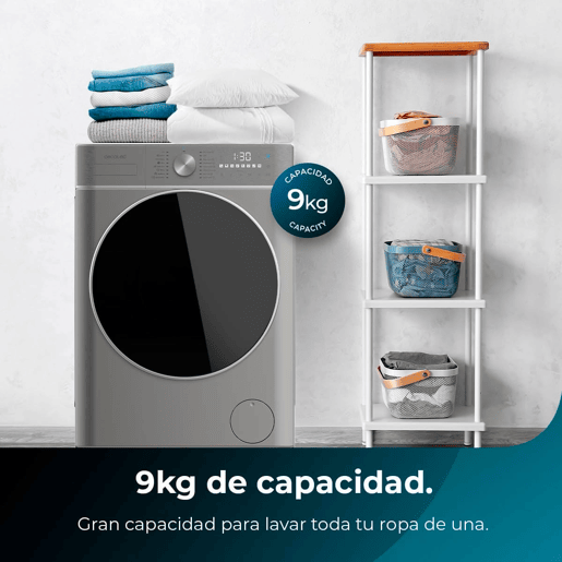 Máquina de lavar Cecotec Bolero DressCode 9800 Inverter 1400 rpm 9 kg