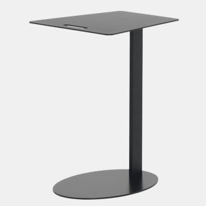 Mesa de apoio em metal preto