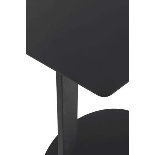 Mesa de apoio em metal preto