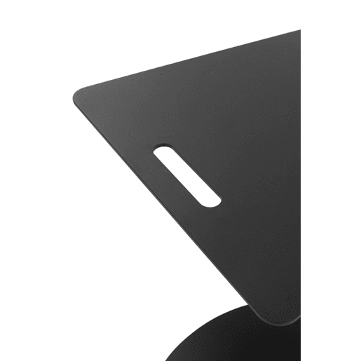 Mesa de apoio em metal preto