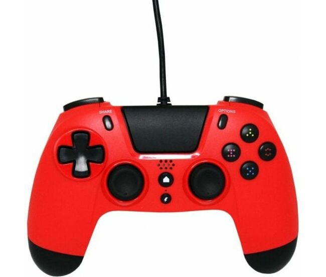 Mando gaming gioteck vx4ps4-43-mu rojo bluetooth pc