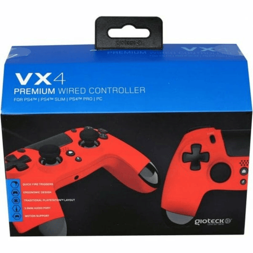 Comando Gaming GIOTECK VX4PS4-43-MU Vermelho Bluetooth PC