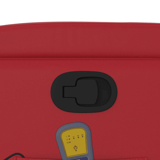vidaXL Poltrona de massagens reclinável couro artificial vermelho vidaXL Poltrona de massagens reclinável couro artificial vermelho